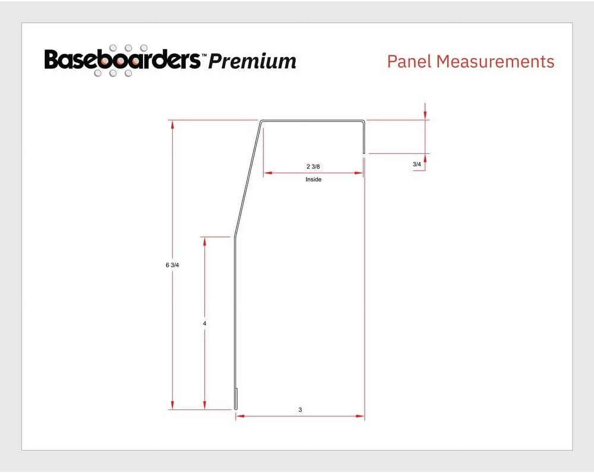 Baseboarders® 3' Length Premium Baseboard Heater Cover Panel Only