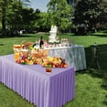 thumbnail image 6 of Large Plastic Rectangle Table Cover Cloth Wipe Clean Party Tablecloth Covers, 6 of 6