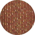thumbnail image 1 of Ahgly Company Indoor Round Oriental Brown Traditional Area Rugs, 6' Round, 1 of 4