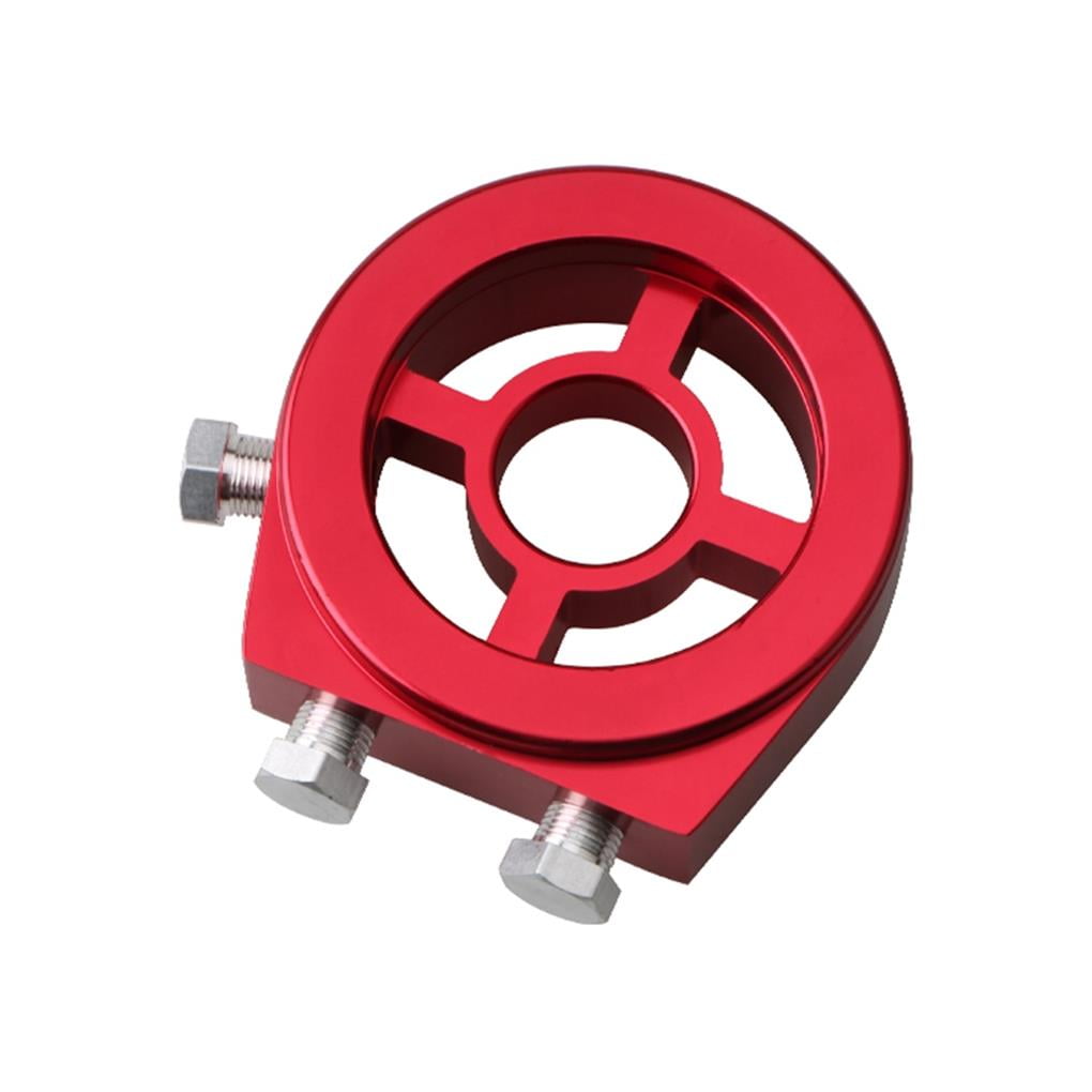 Car Engine Oil Supply Oil Filter Sandwich Plate Cooler Adapter Kit Oil Filter Temp Pressure