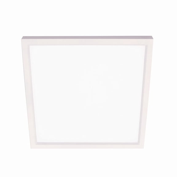 EGSF06LAJD1WH AFX Edge Square - 15W 1 LED Flush Mount-0.67 Inch Tall and 6.3 Inch Wide-White Finish