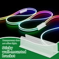 thumbnail image 3 of LED Strip Light Clips Wall Mounted Rope Light Clips with Adhesive Waterproof Wall Strip Light Holder for Neon Rope Lights, 3 of 7