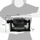thumbnail image 2 of Elite Gourmet Waffle Maker Eléctrico Belga Negro, 2 of 5