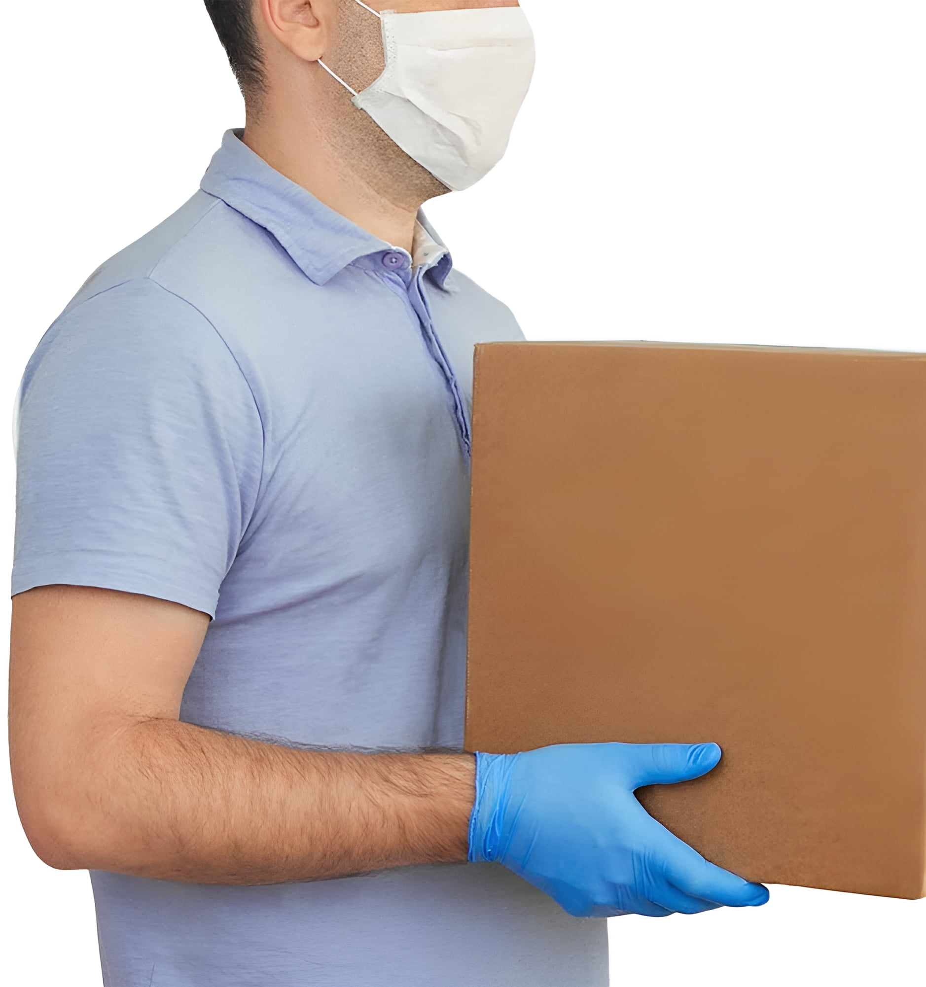 MySmile 1000pc S Size Medical Disposable Synguard Nitrile Exam Gloves Blue Non-Sterile Latex Free Powder Free