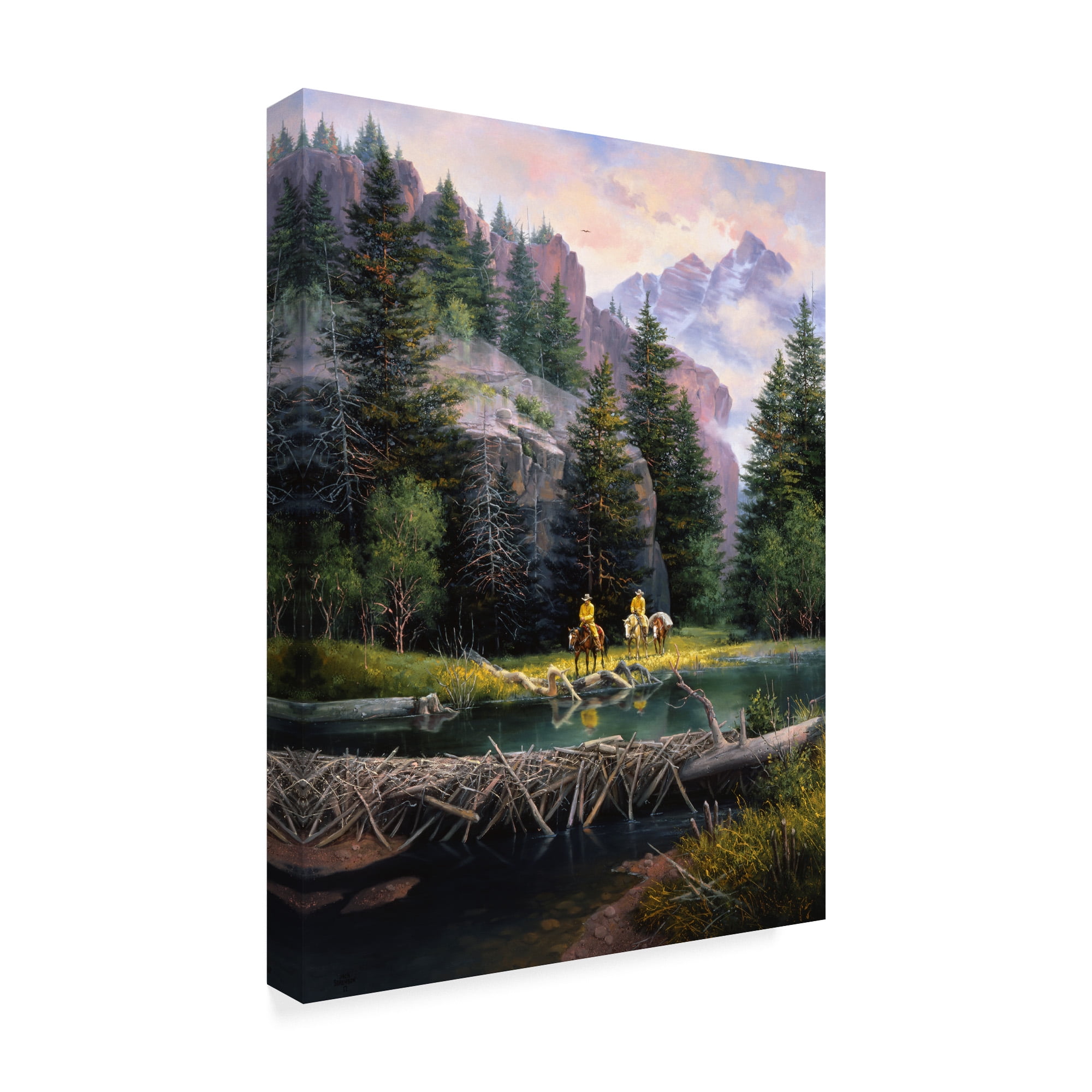 Trademark Fine Art 'Lure of the Rockies' Canvas Art by Jack Sorenson