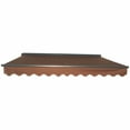 thumbnail image 3 of ALEKO Parasol Demi-Cassette Rétractable Terrasse Auvent 10x8 ft Couleur Marron, 3 of 5