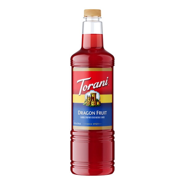 Torani Dragon Fruit Flavouring Syrup, 1L (33.8 fl oz) Plastic Bottle with Absol Gold Pump