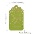 thumbnail image 5 of Inkdotpot Pack Of 100 Thank You For Celebrating With Me Birthday Favor Paper Tags Craft Real Rose Gold Foil Hang Tags, 5 of 6
