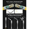 thumbnail image 3 of Sewer Inspection Camera with 512Hz Locator – 100ft Self-Leveling Snake Cable – 9" Touch HD Screen – DVR Recording – Adjustable LEDs – IP68 Waterproof – 16GB SD Card – Industrial Pipe, 3 of 16