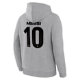 thumbnail image 4 of Icon Sports Official Argentine Football Association Lionel Messi Pullover Hoodie - Unisex Adult - AFA117PH Light Grey M, 4 of 7