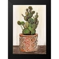 thumbnail image 2 of Stellar Designs Studio 11x14 Black Modern Framed Museum Art Print Titled - Potted Cactus I, 2 of 5
