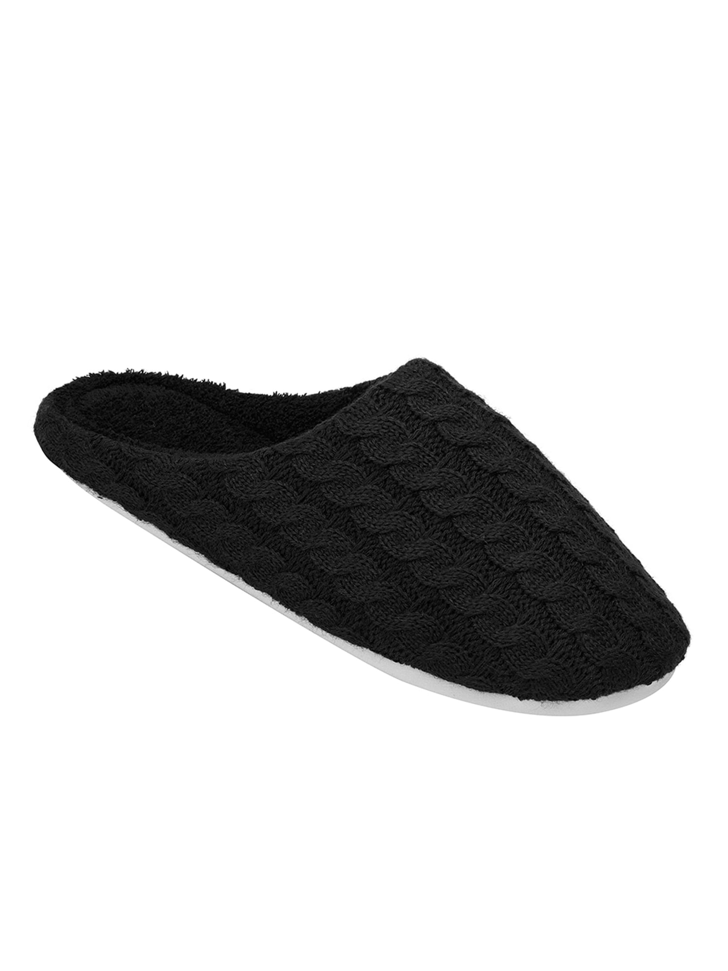 Youloveit Men's Memory Foam Slippers with Cozy Fleece Lining, Closed