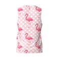 thumbnail image 3 of Easygdp Cute Flamingo with Heart Men's Mesh Basketball Jersey Quick Drying Sleeveless Shirts Fitted Muscle Tank Tops Sport Round Neck T-Shirt - Small, 3 of 9