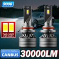 thumbnail image 6 of 2pcs 120W Car LED Headlight CSP Chip LED 6000K H7 H1 H11/H9/H8 9005 HB3 9006 HB4 Bulb Fog Light Car LED Lamp 12V 24V Easy to Install,  Headlight Replacement, Energyefficient Lamp, 6 of 10