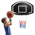 thumbnail image 2 of Resenkos Basketball Hoop,Basketball Stand Rack,Wall Mounted Basketball Set for Kids Teens Adults, 2 of 9