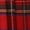Red, variant on CHUOU Mens Fashion Casual Retro Scottish Style Plaid Contrast Waistband Pleated Skirt