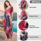 thumbnail image 4 of Vestido maxi casual para mujer con escote en V y teñido anudado con bolsillos, talla M, 4 of 4