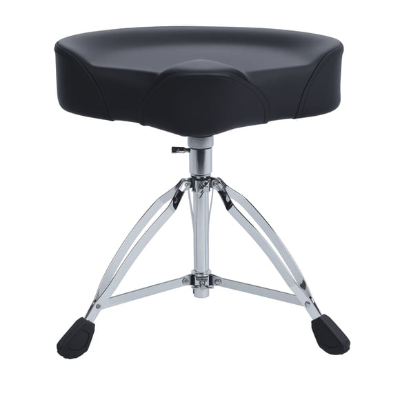 TidBay Drum Throne, Heavy Duty Drum Seat, Height Adjustable Drum Stool, Saddle Style Padded Drummer Chair for Adults with Anti-Slip Feet