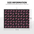 thumbnail image 2 of Fuzoiu polka dot with pink bows Print Absorbent, Reversible Microfiber Dish Drying Mat for Kitchen, Dish Drying Pad for Dishes, Utensils, Pots and Pans, Extra Large 18 Inch x 24 Inch, 2 of 7