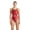 Black-Team Red, variant on Arena Women's Team Crackle Swimsuit Lightdrop Back