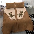 thumbnail image 4 of Cowgirl Dinosaur Bedding Set Retro Western Yoke LT05, 4 of 7