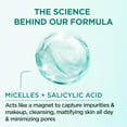 thumbnail image 3 of Agua micelar Garnier con ácido salicílico 400 ml para pieles grasas, 3 of 6