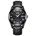 thumbnail image 1 of Reloj de lujo de acero inoxidable LIGE - 3 bar impermeable LG89141D, 1 of 6