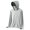 Gray, variant on cllios Mens UPF 50  Shirts Big and Tall Full Zip Sun Protection Hoodie Quick Dry Athletic Long Sleeve Shirts Solid Rash Guard for Beach Hiking Fishing