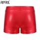 thumbnail image 2 of Pantalones cortos de baile y gimnasia para niñas, Ropa de baile de Jazz moderna, cintura elástica metálica brillante, pantalones cortos deportivos para entrenamiento de gimnasio, 2 of 5