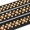 thumbnail image 6 of Fashion Rivet Studded Dog Collar Soft PU Leather Adjustable for Medium Large Breeds, 6 of 7