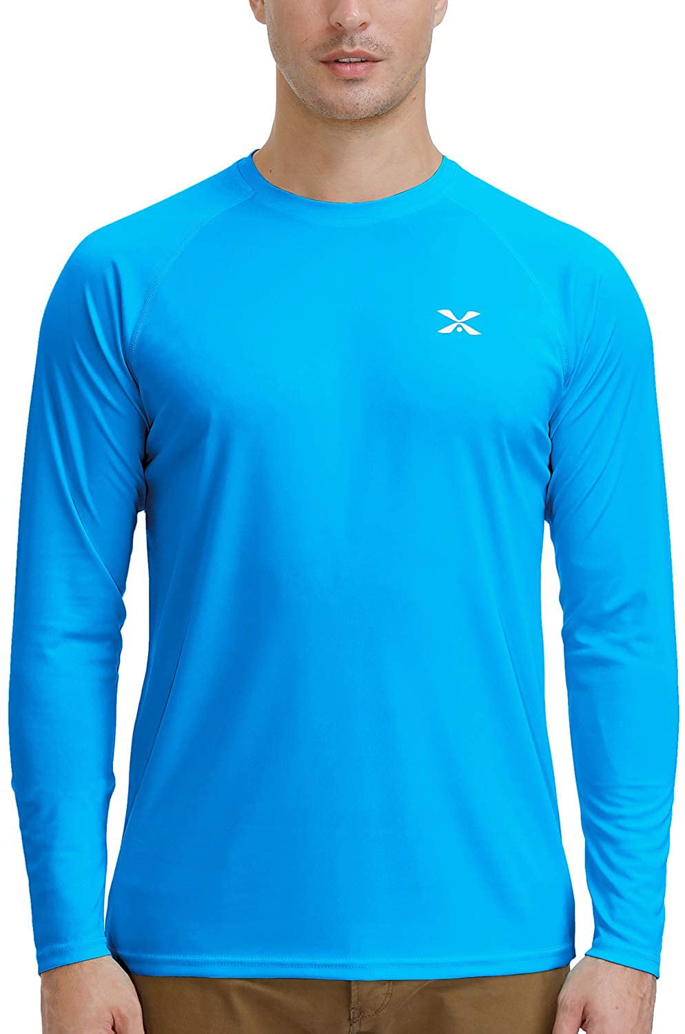Sun Shirt Long Sleeve Quick Dry UV Protection Fishing Swim T Shirt Men's UPF 50 
