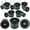 12 Van-10P, variant on 10 Pcs Variable Arc Nozzle, 4 Van Sprinkler Heads Replacement Compatible with Pop Up Sprinkler Adjustable 0° - 360° Pattern Spray Head Nozzle for Garden Lawn Yard Irrigation