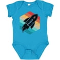 thumbnail image 3 of Inktastic Rocket Ship Retro Space Boys or Girls Baby Bodysuit, 3 of 5