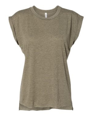 bella canvas heather olive