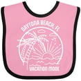 thumbnail image 3 of Inktastic Summer Vacation Mode Daytona Beach Florida Boys or Girls Baby Bib, 3 of 4