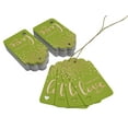 thumbnail image 3 of Inkdotpot 100 Pack Made With Love Text Favor Paper Tags Craft Real Rose Gold Foil Hang Tag, 3 of 6