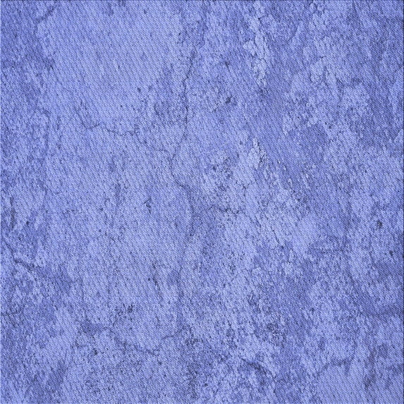 Ahgly Company Indoor Square Patterned Denim Blue Area Rugs, 7' Square