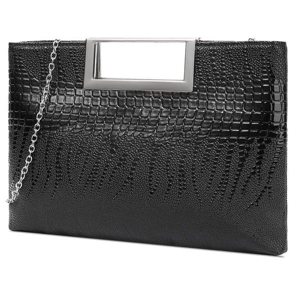 LOUEBICA Vegan Leather Handbag Clutch Purses for Women Formal Stylish Evening Clutch for Weddings, Proms, Cocktail