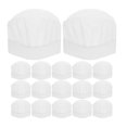 thumbnail image 3 of 25 piezas de chef de chef de niños desechables para niños adecuados para juegos de cocina y hornear chef blancos para hornear para pequeños chefs ideales para el servicio de alimentos y cocinar, 3 of 6