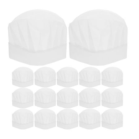 Zehuanyu 25 Pcs Mini Hat Kids Chef Hat Baby 25.00X20.00X0.10CM White