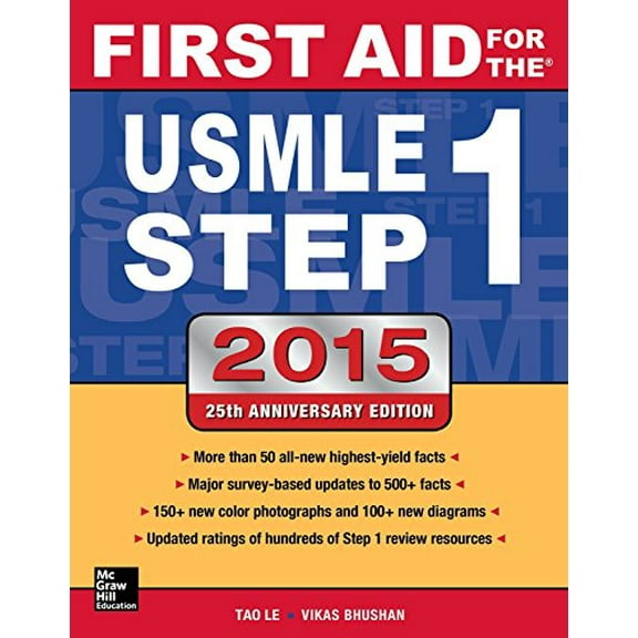 Pre-Owned First Aid for the USMLE Step 1 2015 (First Aid USMLE) (Paperback) 0071840060 9780071840064