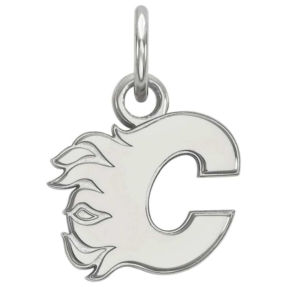 Calgary Flames Women's Sterling Silver XS Pendant