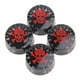 thumbnail image 1 of 4 Uds. Perilla de guitarra eléctrica LP con cabeza de calavera acrílica, Control de volumen y tono, 1 of 6