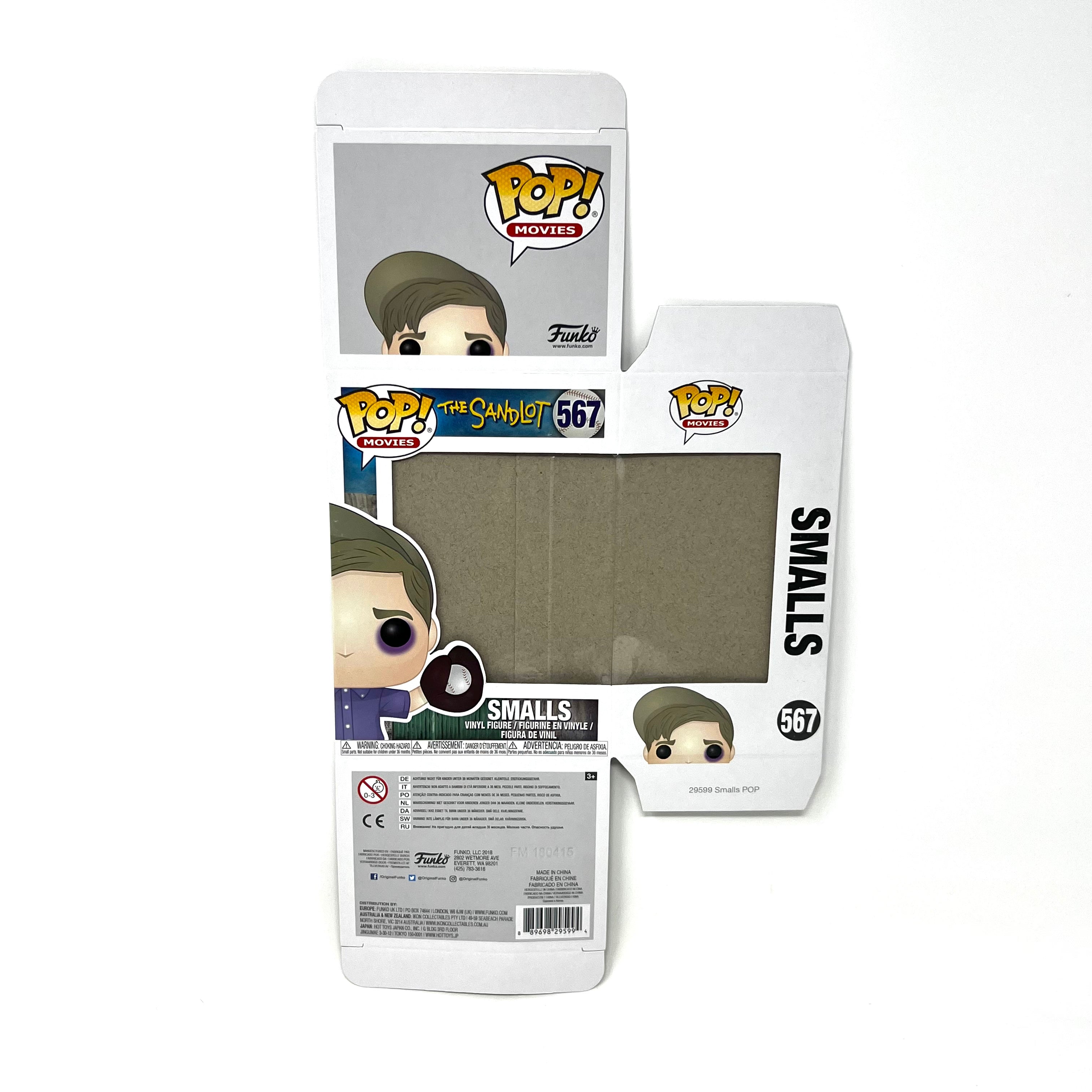 Funko Pop Replacement Empty Box Only The Sandlot Smalls