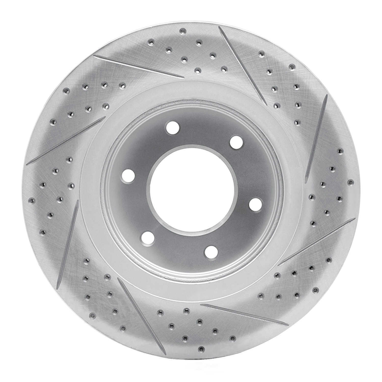 Dynamic Friction Company 830-67098L DFC Geoperformance Rotor - Drilled and Slotted