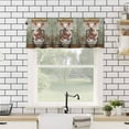 thumbnail image 4 of Bathroom Pig Kitchen Valances for Windows 60x18 Inch Kitchen Curtains Valances Rod Pocket Toilet Animals Vintage Bathroom Window Valances for Window Treatment Decor, 4 of 6