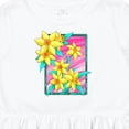 thumbnail image 4 of Inktastic Daffodils 90's Retro Colors Illustration Girls Toddler Dress, 4 of 5
