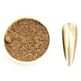 thumbnail image 1 of Graflsoa Champagne Silver Mirror Powder for Nails - Metallic Titanium Finish, Reflective Nail Art Powder, LMJ01-MJ13 Color Options, 0.2g Net Weight, Includes Sponge Applicator, 1 of 7