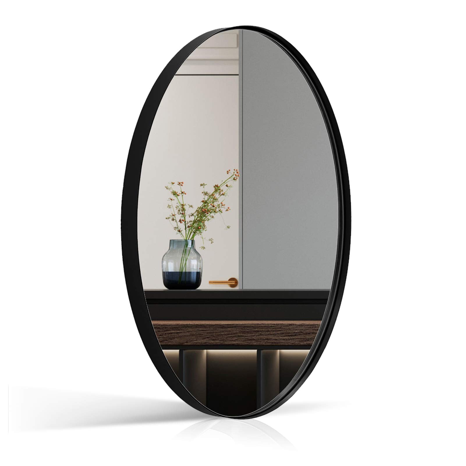 Andy Star Wall Mirror For Bathroom, Large Wall Mirror Black Frame