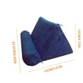 thumbnail image 2 of Yiaieng Tablet Pillow Stand, Cushion Tablet Stand & Holder, Universal Phone and Pad Holder for Lap, Knee, Sofa and Bed (Deep Blue), 2 of 8